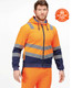 Pro Hi Vis Full Zip Hoodie | High Visibility Work Hoodie UK | Custom Workwear