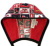 Men's Unlined St Louis Cardinals Squares Surgical Scrub Hat, Optional Sweatband, Handmade