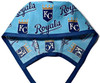 Men's Kansas City Royals  Unlined Surgical Scrub Hat, Optional Sweatband, Handmade