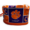 Men's Clemson Tigers Squares Unlined Surgical Scrub Hat, Optional Sweatband, Handmade