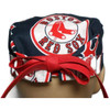 Men's Boston Red Sox Navy Surgical Scrub Hat, Semi-Lined Fold-Up Cuffed (shown) or No Cuff, Handmade