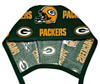 Men's Green Bay Packers Green Unlined Surgical Scrub Hat, Optional Sweatband,  Handmade