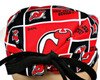 Men's New Jersey Devils Surgical Scrub Hat, Semi-Lined Fold-Up Cuffed (shown) or No Cuff, Handmade