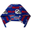 Men's Buffalo Bills Blue Surgical Scrub Hat, Semi-Lined Fold-Up Cuffed (shown) or No Cuff, Handmade