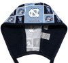 Men's University of North Carolina (UNC) Tar Heels Squares Unlined Surgical Scrub Hat, Optional Sweatband, Handmade