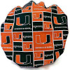 Women's Miami Hurricanes Bouffant Surgical Scrub Hat, Adjustable,  Handmade