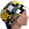 Women's Pittsburgh Penguins New Block Pixie Surgical Scrub Hat, Fold Up Brim, Adjustable, Handmade