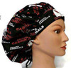 Women's Arizona Cardinals Bouffant Surgical Scrub Hat, Adjustable, Handmade