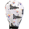 Men's Pittsburgh Steelers White Unlined Surgical Scrub Hat, Optional Sweatband Handmade