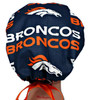 Women's Denver Broncos Navy Fold-Up Pixie  Surgical Scrub Hat, Adjustable, Handmade