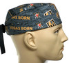Men's Las Vegas Golden Knights Born Surgical Scrub Hat, Semi-Lined Fold-Up Cuffed (shown) or No Cuff, Handmade