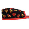 Men's Superman Emblems  Unlined Surgical Scrub Hat, Optional Sweatband, Handmade