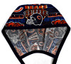 Men's Chicago Bears Vintage Unlined Surgical Scrub Hat, Optional Sweatband, Handmade