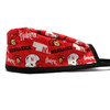 Men's Nebraska Huskers Two Tone Unlined Surgical Scrub Hat, Optional Sweatband, Handmade
