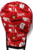 Men's Nebraska Huskers Two Tone Unlined Surgical Scrub Hat, Optional Sweatband, Handmade
