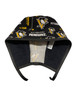 Men's Pittsburgh Penguins Black/Gold  Unlined Surgical Scrub Hat, Optional Sweatband, Handmade in Fabric Swatch Shown