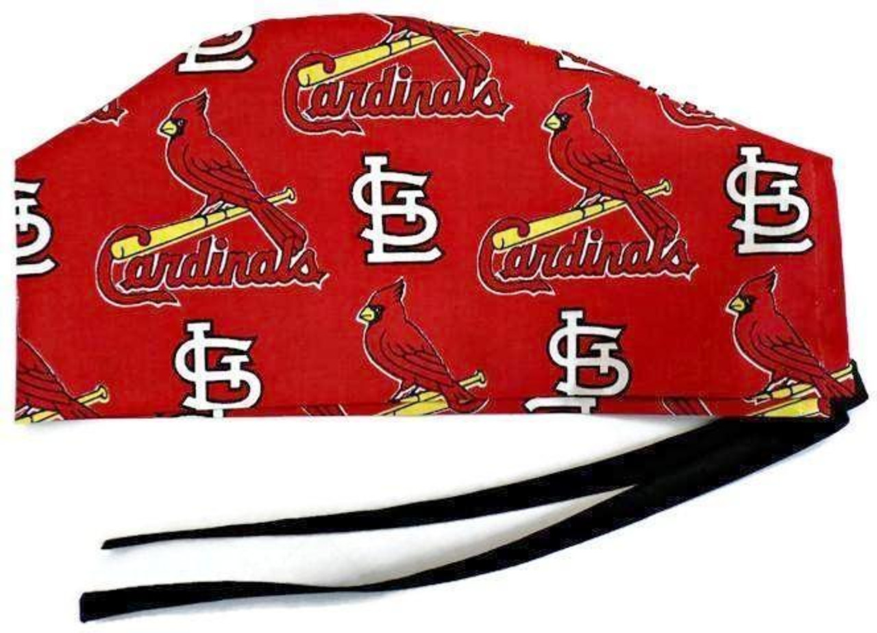 Men's Louisville Cardinals Squares Surgical Scrub Hat, Unlined with  Optional Sweatband, Handmade - Crazy Caps Scrub Hats