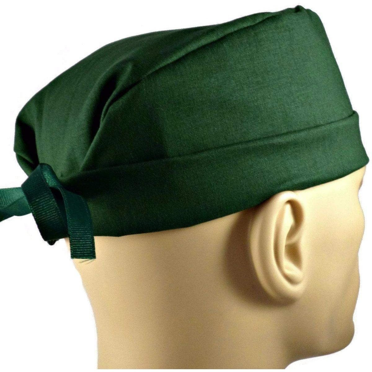 Men's Hunter Green Solid Surgical Scrub 
