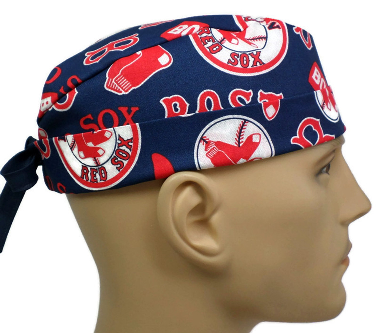 Men's Boston Red Sox Cooperstown Surgical Scrub Hat, Semi-Lined