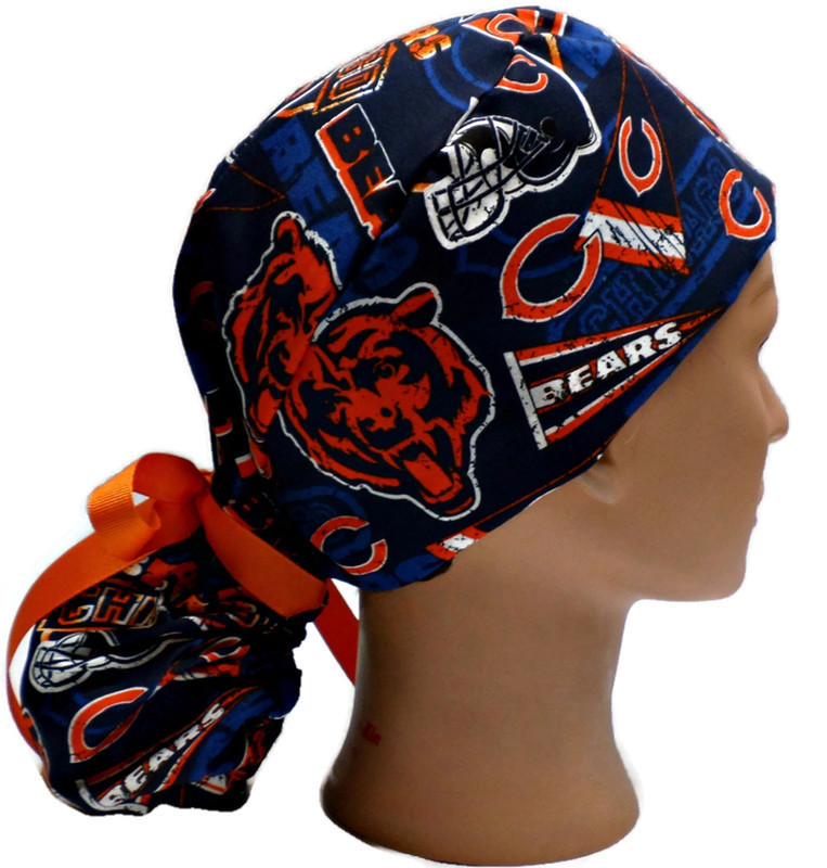 chicago bears swim cap