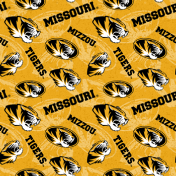 Men's Missouri Mizzou Tigers  Two Tone Unlined Surgical Scrub Hat, Optional Sweatband, Handmade