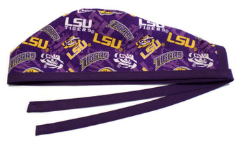 LSU Tigers Grape Scrub Cap for Men