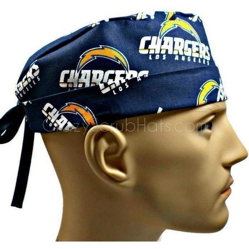 Men's LA Chargers Surgical Scrub Hat 