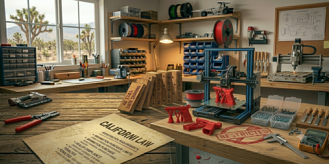 California Lawmakers Push New Restrictions on Firearms and 3D Printing Technology 