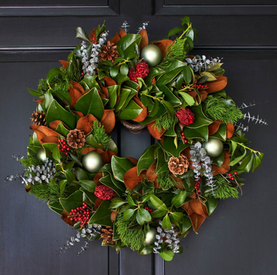 Wintergreen & Ruby Wreath Wintergreen & Ruby Wreath