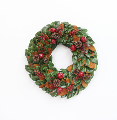 Christmas traditions wreath fresh picked