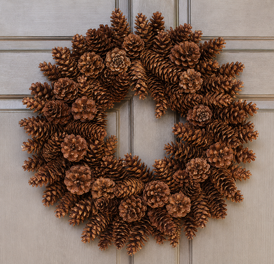 Pinecone Wreath