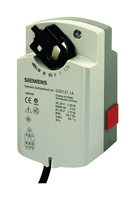Siemens GSD121.1A rotary air damper actuator