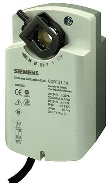Siemens GQD161.1A rotary air damper actuator