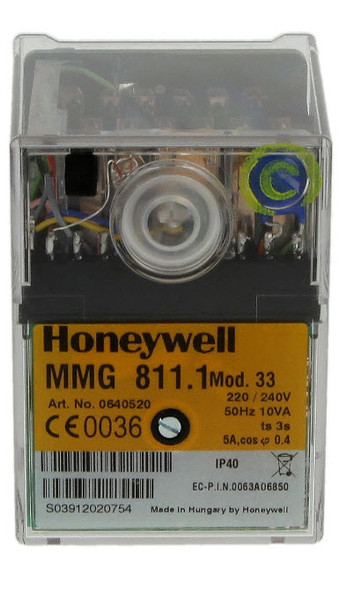 Honeywell MMG 811.1 mod. 33, Satronic 0640520U, Combined burner control unit