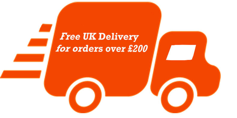 Free UK delivery for orders over £200