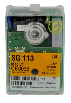 Control unit Honeywell SG113 model C1 Elco-Klockner 13010522