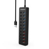 Simplecom CHU810 48W 10-Port USB 3.0 Hub and Charger + Individual Switches Fast Charging