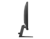 Side profile of Evnia 27M2N3500UF monitor showing flat IPS panel and slim design