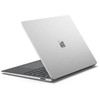 A rear view of the Surface Laptop 5G, with the lid half open