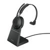 Image for JABRA WIRELESS EVOLVE2 65 UC MONO BLUETOOTH HEADSET W/CHARGING STAND + LINK 380C BT,USB-C (26599-889-889) Madnics Online Computer Store