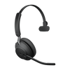 JABRA WIRELESS EVOLVE2 65 MS MONO BLUETOOTH HEADSET W/CHARGING STAND + LINK 380C BT,USB-C (26599-899-889)