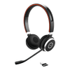 JABRA WIRELESS EVOLVE 65 SE UC STEREO BLUETOOTH HEADSET W/CHARGE STAND+ LINK 380A BT,USB-A (6599-833-499)