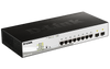D-LINK 10-PORT GIGABIT SMART MANAGED POE SWITCH WITH 8 POE RJ45 AND 2 SFP PORTS - DGS-1210-10P