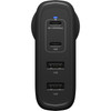 OtterBox 100W Four Port USB-C (Type I) PD Fast GaN Wall Charger - Black (78-81355)