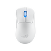 ASUS ROG KERIS II Ace Wireless Ergonomic Lightweight Gaming Mouse, 42,000-dpi (Moonlight White)