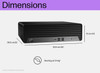 HP Elite SFF 800 G9 Desktop PC, Intel i7, 16GB, 512GB, W11P