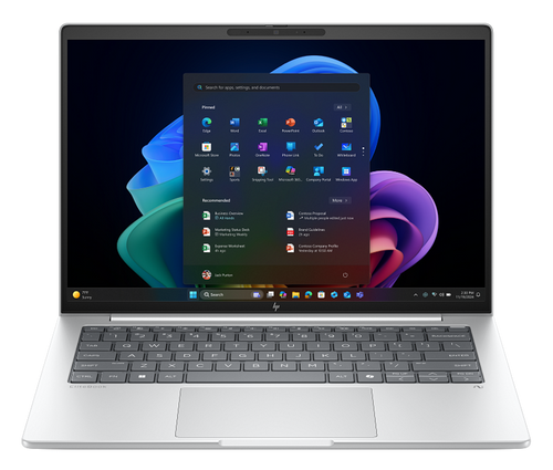 Front view of the Elitebook 8 G1i 13 NOTEBOOK.