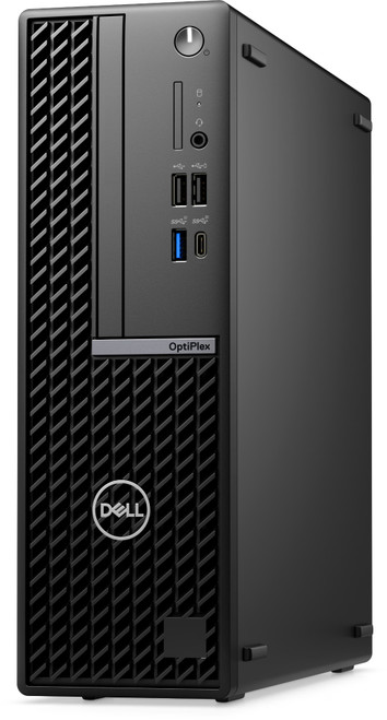 Off center shot of the front of the OptiPlex 7020 SFF Plus