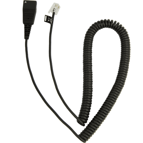 Image for JABRA QD TO RJ9 COILED CORD FOR CISCO PHONE, 2M (8800-01-37) Madnics Online Computer Store