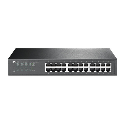 Image for TP-LINK TL-SG1024D, 24-PORT GIGABIT DESKTOP/RACKMOUNT SWITCH, 3 YEARS Madnics Online Computer Store